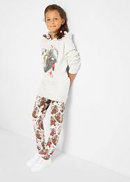Meisjes sweater en legging (2-dlg. set) met biologisch katoen, bpc bonprix collection