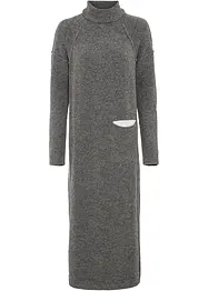 Gebreide jurk met een col, bonprix