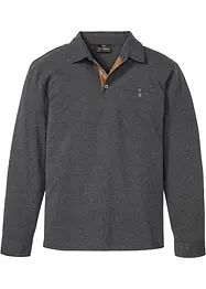 Piqué poloshirt met lange mouwen, bonprix