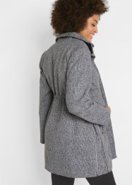 Korte zwangerschaps coat / draagjas in wollen look, bpc bonprix collection