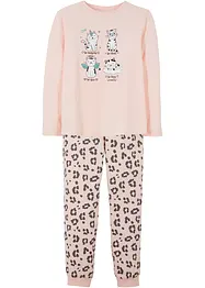 Meisjes pyjama van biologisch katoen (2-dlg. set), bonprix