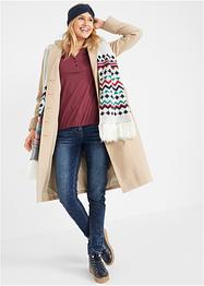 Henley shirt van katoen met lange mouwen, bpc bonprix collection