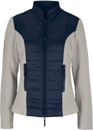 Gewatteerde jas met fleece inzet, bpc bonprix collection