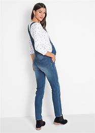 Zwangerschaps denim tuinbroek, straight, bpc bonprix collection
