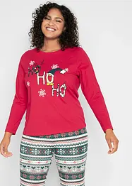 Longsleeve met kerstprint, bonprix