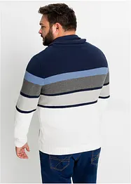 Trui met hangende col van puur katoen, bonprix