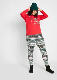 Legging met kerstprint, bonprix