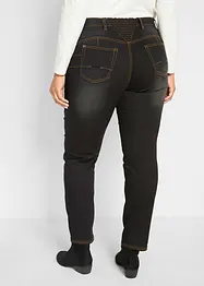 Thermojeans met push-up effect en comfortband, straight, bonprix