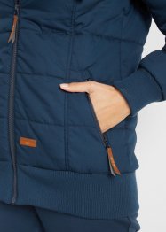 Outdoor jas met imitatieleren details, bpc bonprix collection