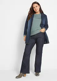 Stretch jeans mid waist, bootcut, bonprix