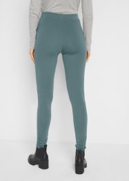 Katoenen legging met brede comfortband en plooidetail, bpc bonprix collection