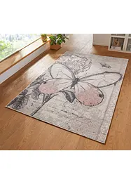 Vloerkleed met grote vlinder, bonprix