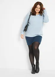 Stretch jersey rok met biologisch katoen (set van 2), bonprix