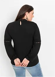 Longsleeve met kant, bonprix