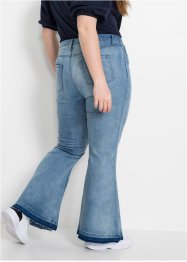 Flared jeans met gerecycled polyester, RAINBOW