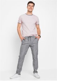 Slim fit chino met gerecycled polyester, tapered, RAINBOW