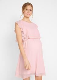 Jersey zwangerschapsjurk / voedingsjurk met chiffon, bpc bonprix collection
