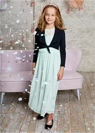 Chiffon jurk met kant, bonprix