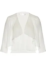 Chiffon bolero met gerecycled polyester, bonprix