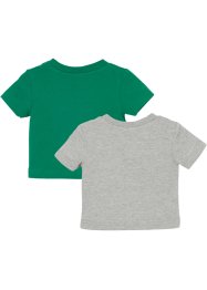 Baby shirt (set van 2) biologisch katoen, bpc bonprix collection