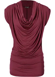 Shirt met watervalhals, bonprix