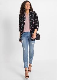 Lange blazer met print, BODYFLIRT