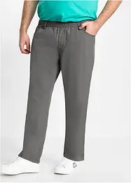 Regular fit instapbroek van katoen, straight (set van 2), bonprix