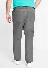 Regular fit instapbroek van katoen, straight (set van 2), bonprix