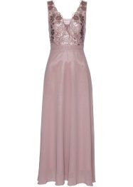 Premium chiffon jurk met pailletten en borduursel, bpc selection premium