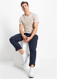 Regular fit instapbroek met linnen, straight, RAINBOW