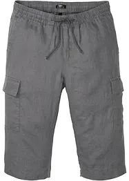 Cargo instapbermuda met linnen, bonprix