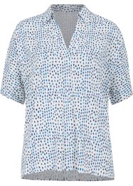 Viscose blouse met zijsplitten, korte mouw, bpc bonprix collection
