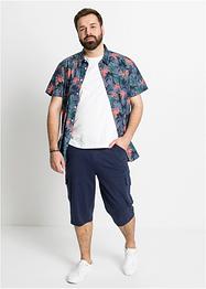 Lange sweat bermuda met cargozakken, regular fit, RAINBOW