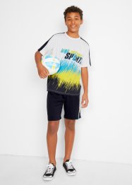 Jongens sportshirt en korte broek (2-dlg. set), bpc bonprix collection