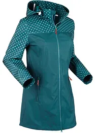 Bedrukte softshell jas, slanke pasvorm, waterafstotend, bonprix