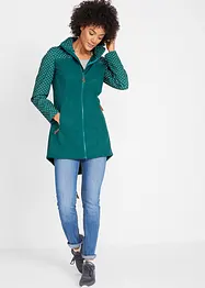 Bedrukte softshell jas, slanke pasvorm, waterafstotend, bonprix