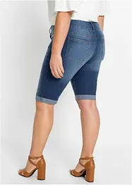 Jeans bermuda met mid waist, bonprix