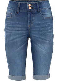 Jeans bermuda met mid waist, bonprix