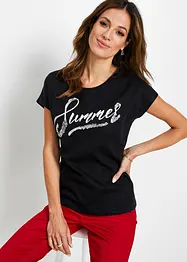 Shirt met pailletten, bonprix