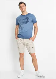 T-shirt in washed out look van biologisch katoen, bonprix