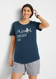 Katoenen T-shirt met maritieme print, bonprix