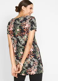 Shirt met biezen van viscose, bonprix