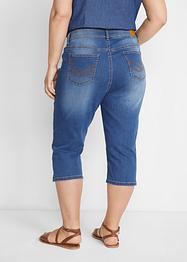 Comfort stretch capri jeans met shaping effect, John Baner JEANSWEAR