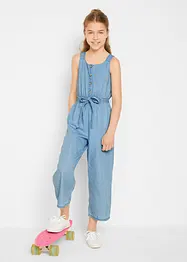 Meisjes jeans jumpsuit van katoen, bonprix