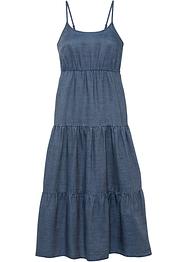 Oversized jurk in denim look met TENCEL™ lyocell, RAINBOW
