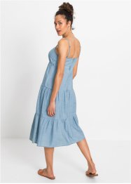 Oversized jurk in denim look met TENCEL™ lyocell, RAINBOW