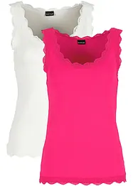 Top met kant (set van 2), bonprix