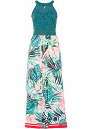 Maxi jurk met print en kant, BODYFLIRT boutique