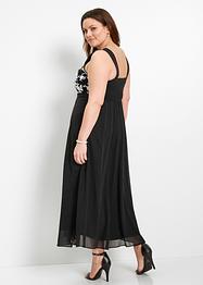 Chiffon jurk met pailletten en borduursel, bpc selection