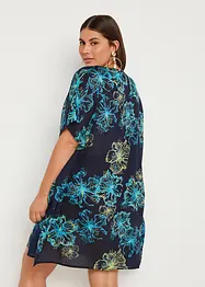 Transparante strandtuniek met V-hals, bonprix
